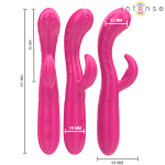 INTENSE - AMARA VIBRATOR WITH STIMULATING TONGUE 10 VIBRATIONS PINK - Image 2