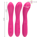 INTENSE - LISETTE VIBRATOR 19 CM FLEXIBLE 10 VIBRATIONS PINK - Image 2