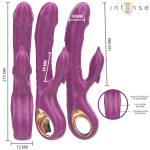 INTENSE - HALLE MULTIFUNCTION VIBRATOR WITH DOLPHIN STIMULATING TONGUE PURPLE - Image 2