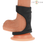 INTENSE - THEO DOUBLE SILICONE PENIS RING BLACK MODEL 3 - Image 2