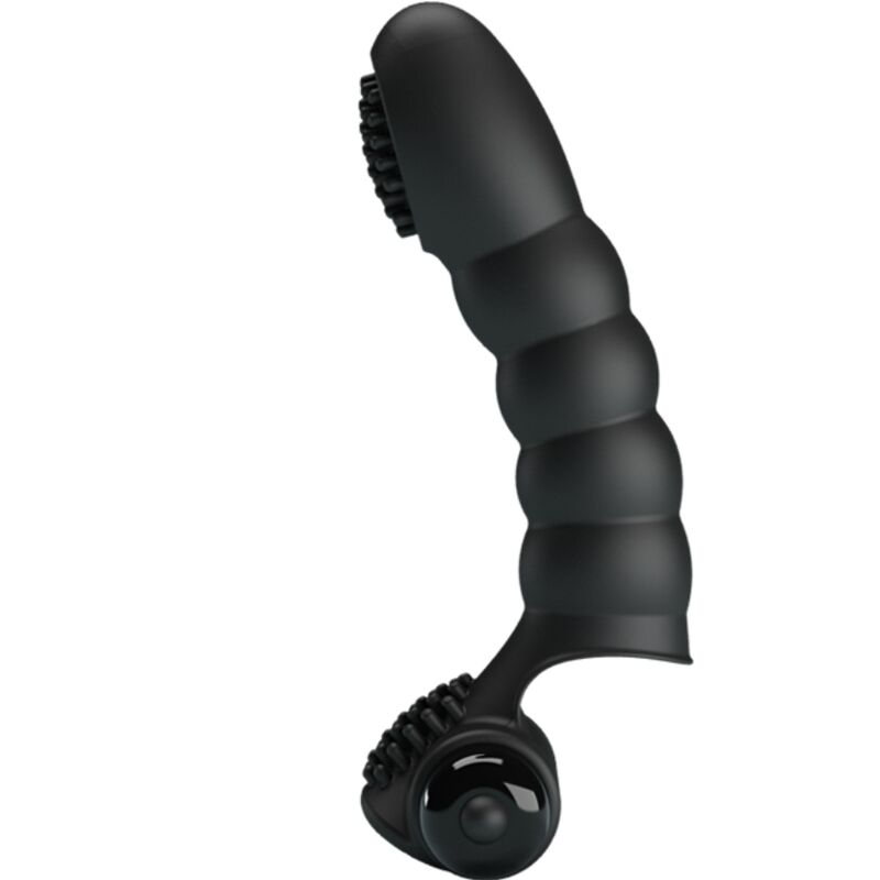 img_196933_34e886b5233da76bd0f4718dd1539f21_1 PRETTY LOVE - ALEXANDER FINGER VIBRATOR 10 VIBRATIONS BLACK - Image 1