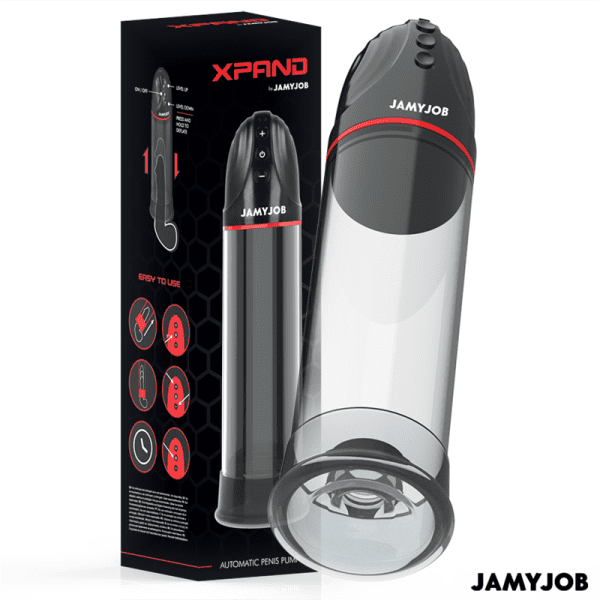 JAMYJOB - XPAND AUTOMATIC PUMP 3 LEVELS OF STIMULATING WAVES GREY