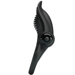 PRETTY LOVE - DOUBLE VIBRATING RING + CLITORIS STIMULATOR 10 VIBRATIONS BLACK - Image 2