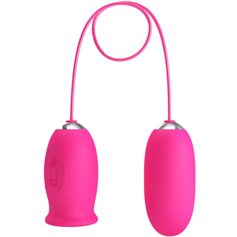 img_197269_5bcffb5b9b03a74bdb6e1038a845d87b_1 PRETTY LOVE - DAISY VIBRATING EGG + CLITORIS STIMULATING TONGUE PINK - Image 1