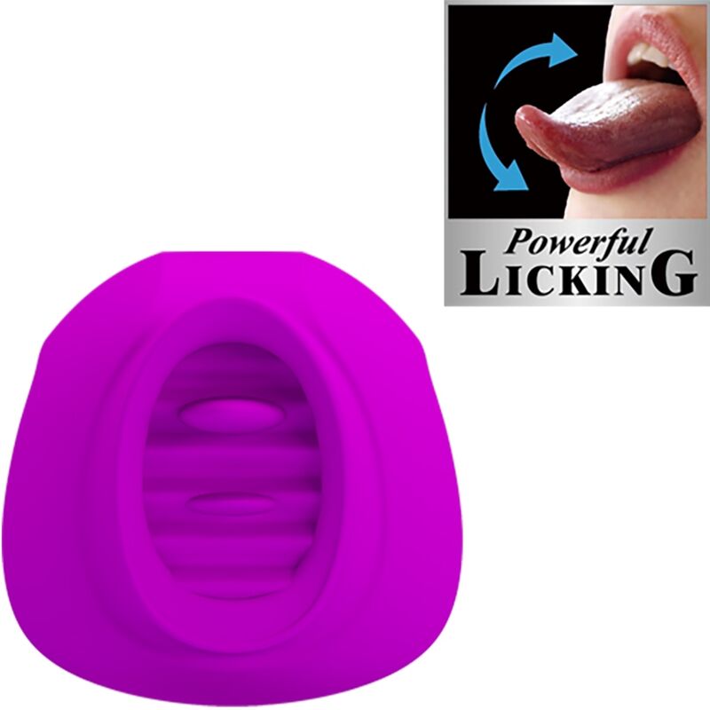 img_197307_3f7b18d53114e1c6e298067c5e576ebb_1 PRETTY LOVE - ESTELLE TONGUE CLITORIS STIMULATOR 12 VIBRATIONS PURPLE - Image 2