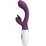 PRETTY LOVE - BUTTERFLY KISS RABBIT VIBRATOR & G-SPOT STIMULATOR PURPLE - Image 2