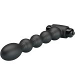 PRETTY LOVE - LYNN SILICONE ANAL PLUG 10 VIBRATIONS BLACK - Image 2