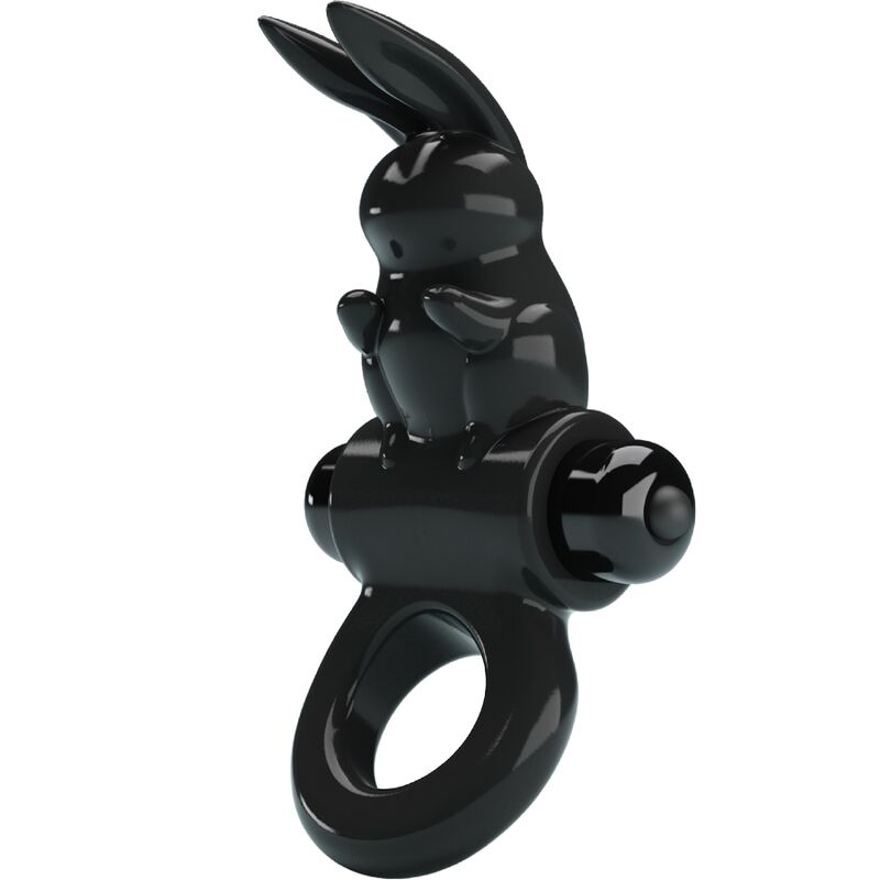 img_197399_e2a5afdde61950578bda31e475b7970c_1 PRETTY LOVE - EXCITING RING RABBIT VIBRATOR RING 10 VIBRATIONS BLACK - Image 1