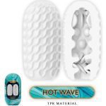PRETTY LOVE - HOT WAVE SILICONE MALE MASTURBATOR WHITE - Image 2