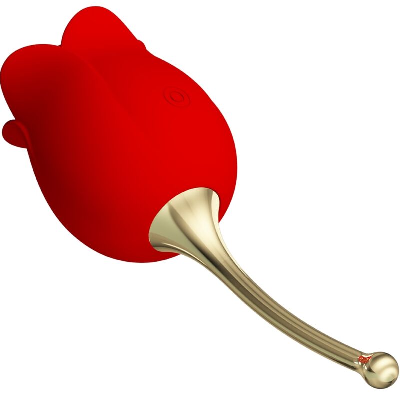 img_197531_37c8ec075f2ad070c04103efc9f6e184_1 PRETTY LOVE - ROSE LOVER ROSE CLITORIS STIMULATOR 12 VIBRATIONS RED - Image 2