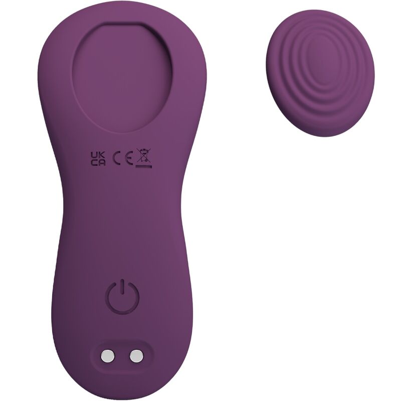 img_197565_fe9ce21f3af3608688bd41cd2eed3faa_1 PRETTY LOVE - MANE LAY ON CLITORIS MASSAGER 10 VIBRATIONS REMOTE CONTROL PURPLE - Image 2