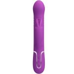 PRETTY LOVE - COALE 4 IN 1 MULTIFUNCTION RABBIT VIBRATOR  PURPLE - Image 2