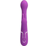 PRETTY LOVE - DEJON 3 IN 1 MULTIFUNCTION RABBIT VIBRATOR  PURPLE - Image 2