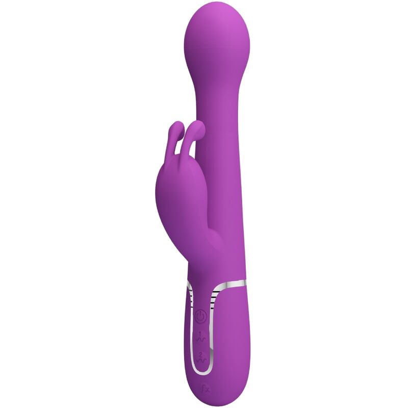 img_198011_38bad35dab80a84ed1fe92a75f149a70_1 PRETTY LOVE - DEJON 3 IN 1 MULTIFUNCTION RABBIT VIBRATOR  PURPLE - Image 1