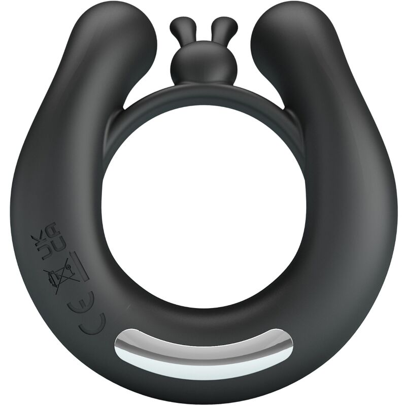 img_198248_f2b13a8c9faaa78fdccf0b22aa9f4810_1 PRETTY LOVE - DAHLIA VIBRATING RING + CLITORIS STIMULATOR 12 VIBRATIONS BLACK - Image 2