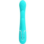 PRETTY LOVE - SHANIA TRIPLE RABBIT MULTIFUNCTION VIBRATOR 3 IN 1 BLUE - Image 2