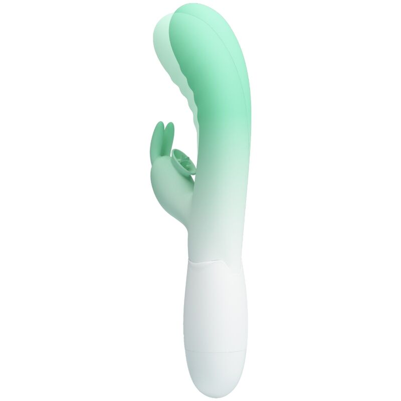 img_198419_1f7482224f72c725cab9aa9b38d2dc1a_1 PRETTY LOVE - CERBERUS RABBIT VIBRATOR 3O VIBRATIONS GREEN - Image 1