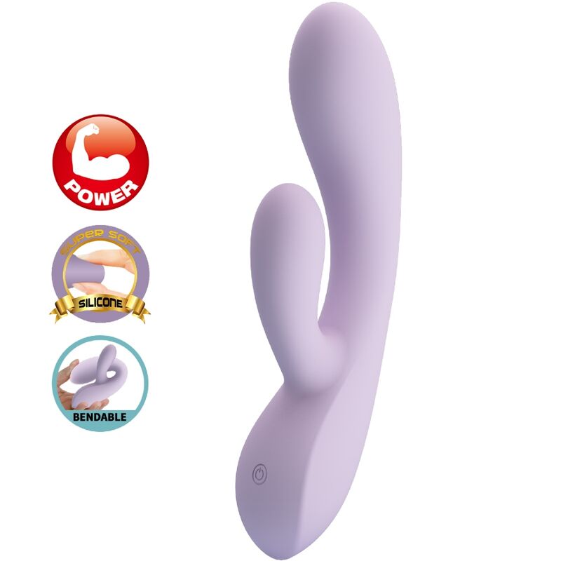 img_198572_b982925d1dd4b430e0ed4270bb0c073a_1 PRETTY LOVE - ROSOLYN RABBIT VIBRATOR 10 VIBRATIONS PURPLE - Image 1