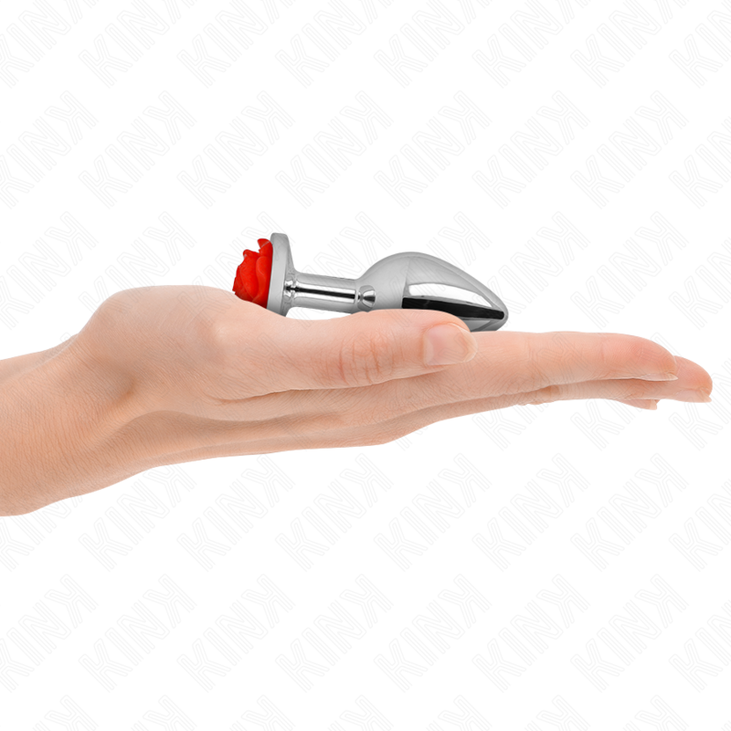 img_198996_c68fb5783810744378157d9dc603b2e5_1 KINK - PLUG ANAL ROSE RED SIZE S - Image 2