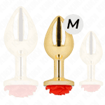 KINK -  PLUG ANAL GOLD ROSE RED SIZE M - Image 2