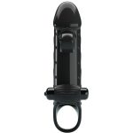 ROMANCE - VIBRATING PENIS SLEEVE BLACK - Image 2