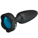 PRETTY LOVE - TARION ANAL PLUG WITH  LED LIGHT BLACK 12.5 CM - Image 2