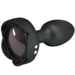 PRETTY LOVE - OLMAN ANAL PLUG WITH  LED LIGHT BLACK 8.8 CM - Image 2
