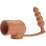 PRETTY LOVE - PENIS SLEEVE WITH ANAL PLUG NATURAL - Image 2