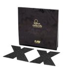 BIJOUX - INDISCRETS FLASH CROSS BLACK NIPPLE CAPS - Image 2