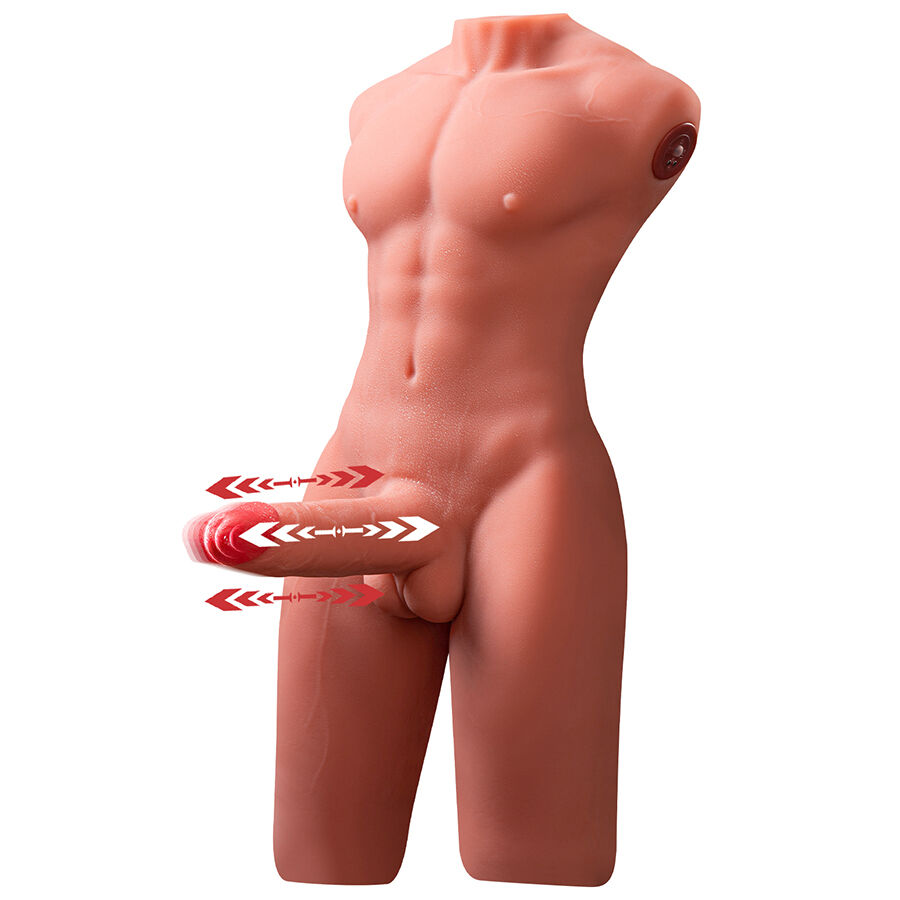 img_204539_f72100629c6b3b282ff2034ccf5461ab_1 XISE - JASON HALF BODY REALISTIC MALE TORSO WITH THRUSTING AND VIBRATION 55 CM - Image 2