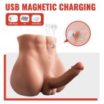 XISE - BERTLETT DILDO ASS REALISTIC DILDO AND ANUS MASTURBATOR FRONT POSITION WITH THRUSTING 18 CM - Image 2