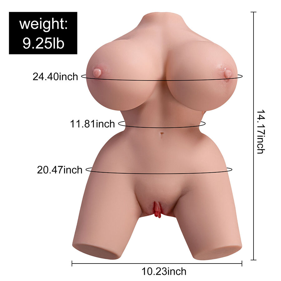 img_204767_c10116ea6b9ac4d3f8bd2c11ec555429_1 XISE - FRIEDA REALISTIC FEMALE TORSO WITH VIBRATION 36 CM - Image 2