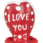 CONDOMERIE - HANDPAINTED NOVELTY CONDOMS HEART - I LOVE YOU MODEL 1 - Image 2