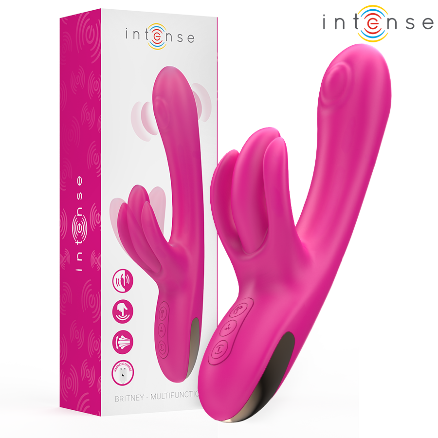 img_206316_642b2c6e7ea0e9a4046dcd5d6b04d54d_1 INTENSE - BRITNEY MULTIFUNCTION RABBIT VIBRATOR 23 CM PINK - Image 1