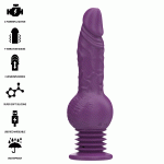 INTENSE - TATUM MULTIFUNCTION VIBRATOR WITH UP AND DOWN VIBRATION 24 CM PURPLE - Image 2