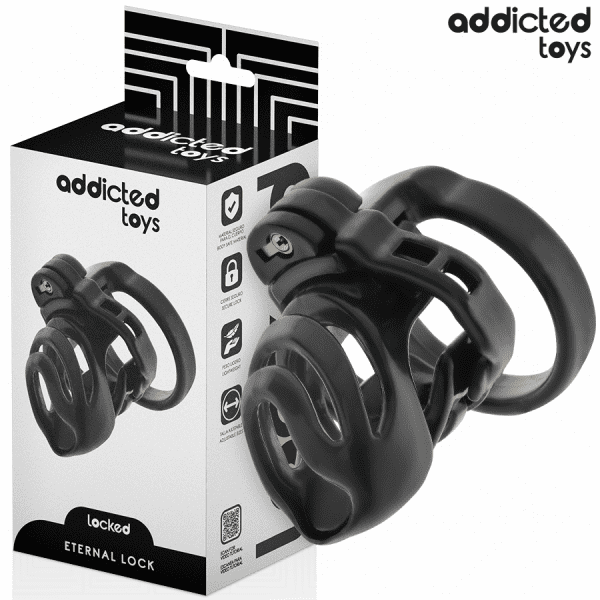 ADDICTED TOYS LOCKED - ETERNAL LOCK PENIS CAGE 9 CM