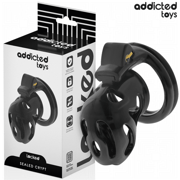 ADDICTED TOYS LOCKED - SEALED CRYPT PENIS CAGE 8 CM
