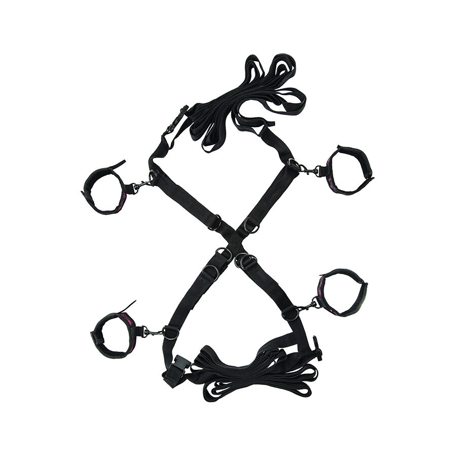 img_208197_127d680dad177dbefaf4dc4a11f0fb9f_1 CALEXOTICS - SCANDAL SET OF CROSS BED TIES - Image 1