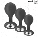 ADDICTED TOYS - SET OF 3 ANAL PLUG SILICONE WITH JEWEL - Image 2