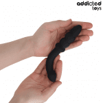 ADDICTED TOYS - DOUBLE ANAL MASSAGER SILICONE 16.5 CM - Image 2