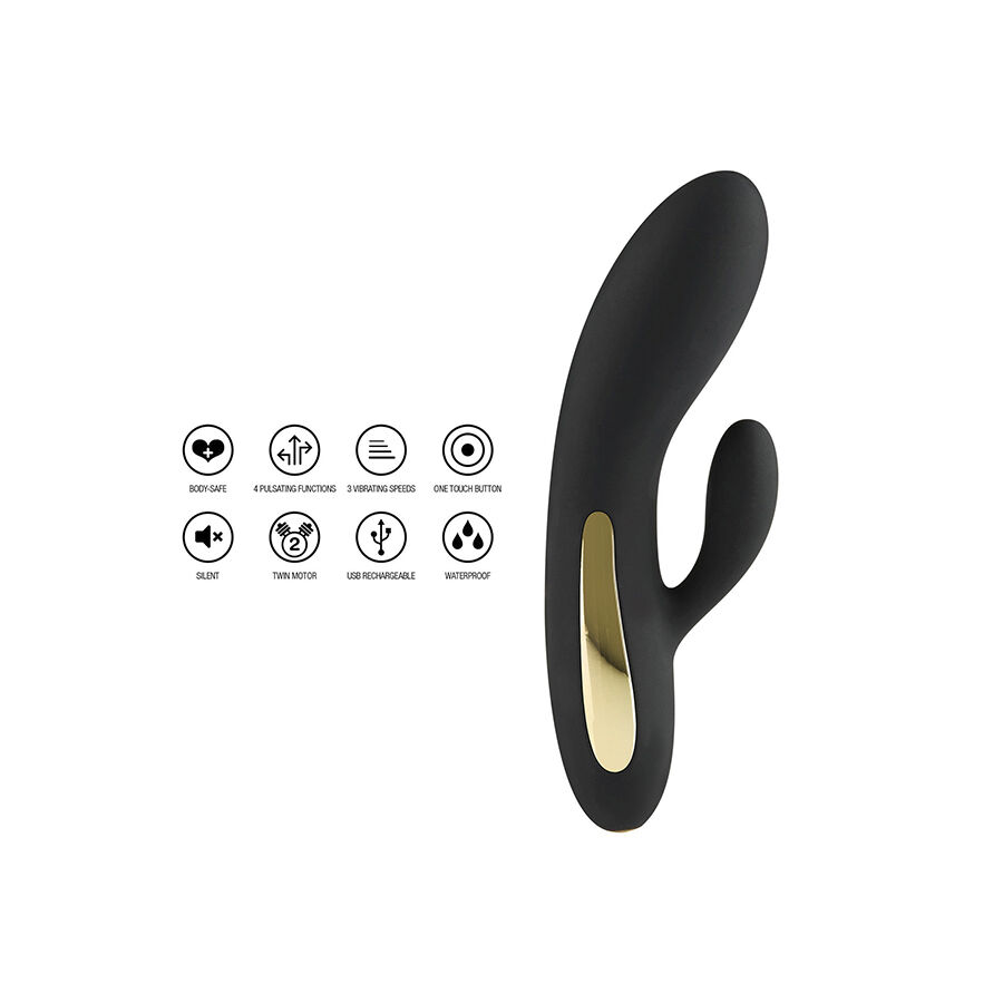 img_209449_4e1a54ddd8620b2a1f8a2316fdd81b88_1 TOYJOY - BLACK RABBIT VIBRATOR SPPLENDOR LIGHT - Image 2