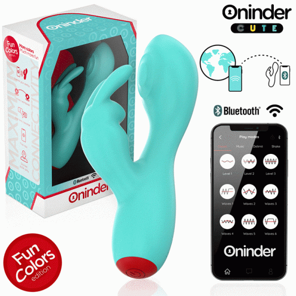 ONINDER CUTE - LOVE BUNNY G-SPOT CLITORAL VIBRATOR - FREE WORLDWIDE APP
