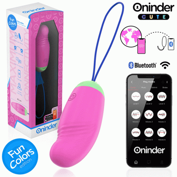 ONINDER CUTE - LOVE PLEASURE VIBRO-ROTATING EGG 360 SILICONE - FREE WORLDWIDE APP