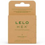 LELO - HEX ORGANIC CONDOM BOX 3 UNITS