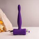 ROCKS- OFF - PETITE SENSATIONS TEAZER ANAL PLUG VIBRATOR PURPLE - Image 2