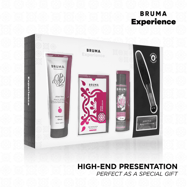 BRUMA XPERIENCE - SWEET GUM TEMPTATION KIT WITH ORGASM ENHANCER