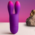 ROCKS- OFF - GLO-GIRL BUNNY PURPLE FLEXIBLE VIBRATOR - Image 2