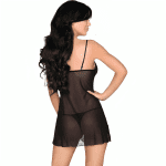 LIVCO CORSETTI FASHION - LUISE 1710 BABYDOLL + THONG BLACK S - Image 2