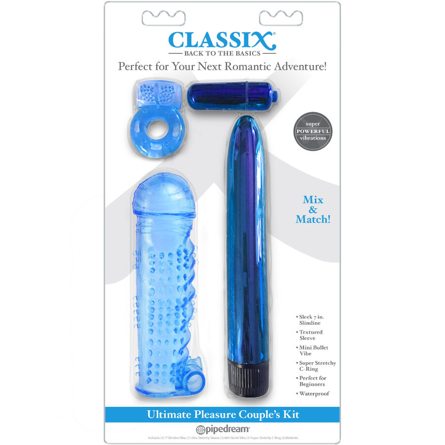 img_212896_623b0a360a242dd18d50f974c30195ef_1 CLASSIX - ULTIMATE PLEASURE COUPLES KIT AZUL - Image 2