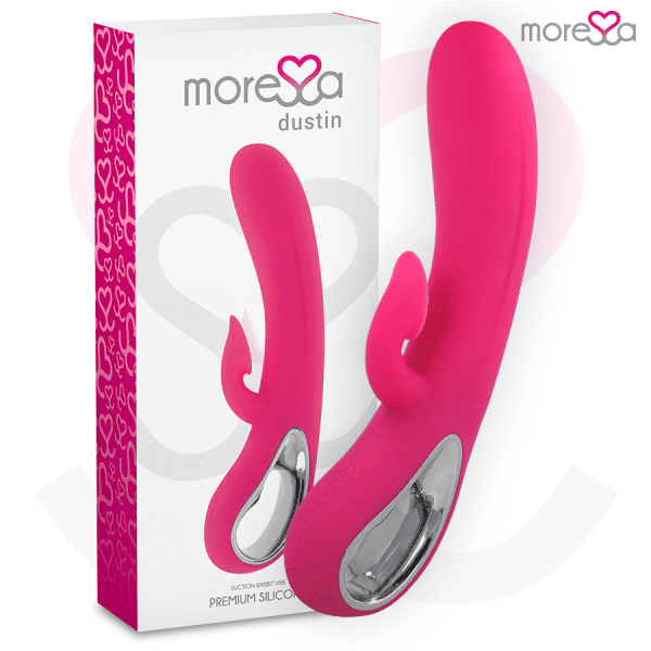 MORESSA - DUSTIN CLITORIAL STIMULATING WAVES AND POWERFUL VIBRATION PREMIUM SILICONE RECHARGEABLE